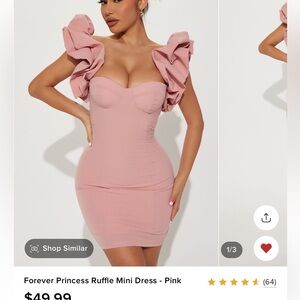 FashionNova Ruffled Princess Dress